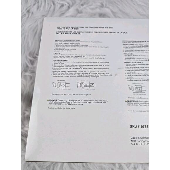 Celebrations Multicolor Transparent Vibrant Color Christmas Light String 24 Feet - Picture 4 of 5